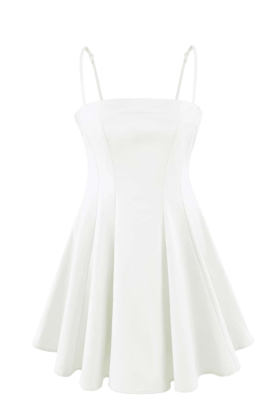 Yellow Straps Pleated A-line Dress