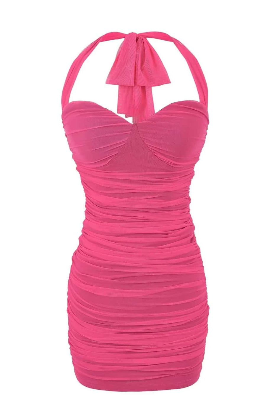 Mint Halter Bodycon Short Dress