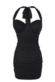 Mint Halter Bodycon Short Dress
