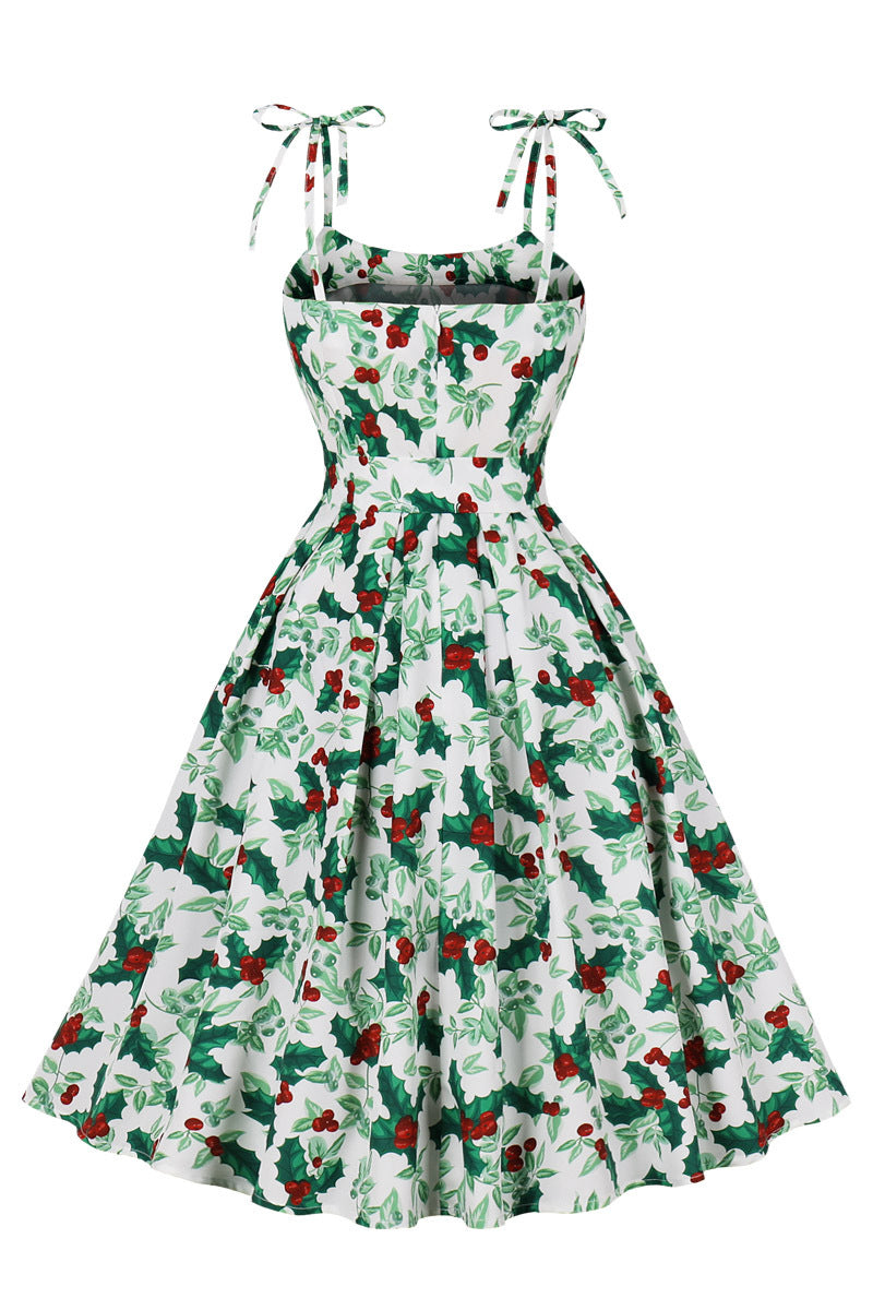 Cute A-line Christmas Short Dress