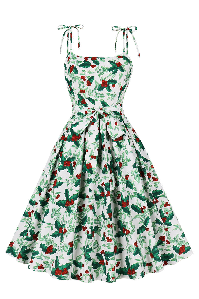 Cute A-line Christmas Short Dress