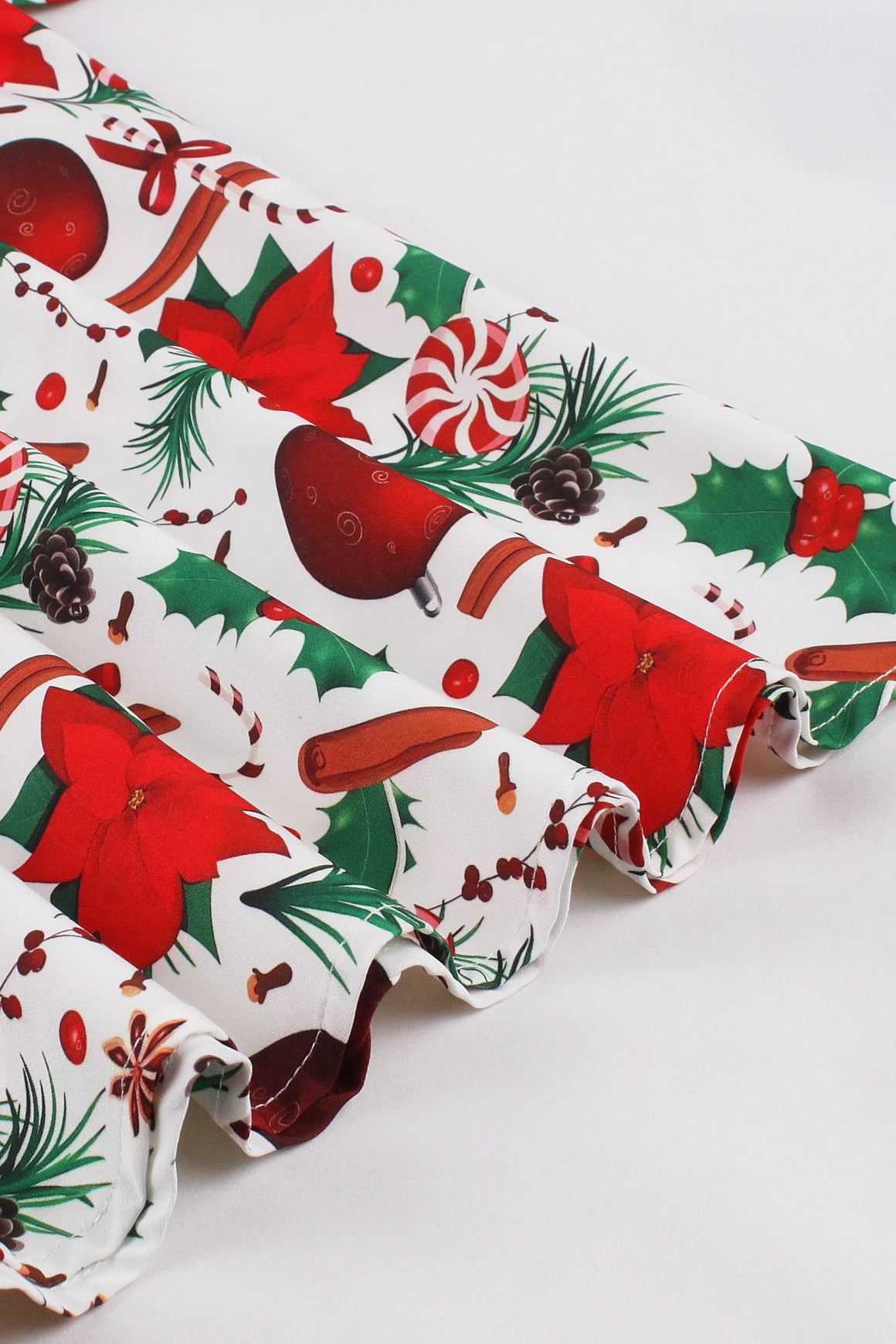 Cute A-line Christmas Short Dress – Ohmollydress Cute A-line Christmas Short Dress – Ohmollydress
