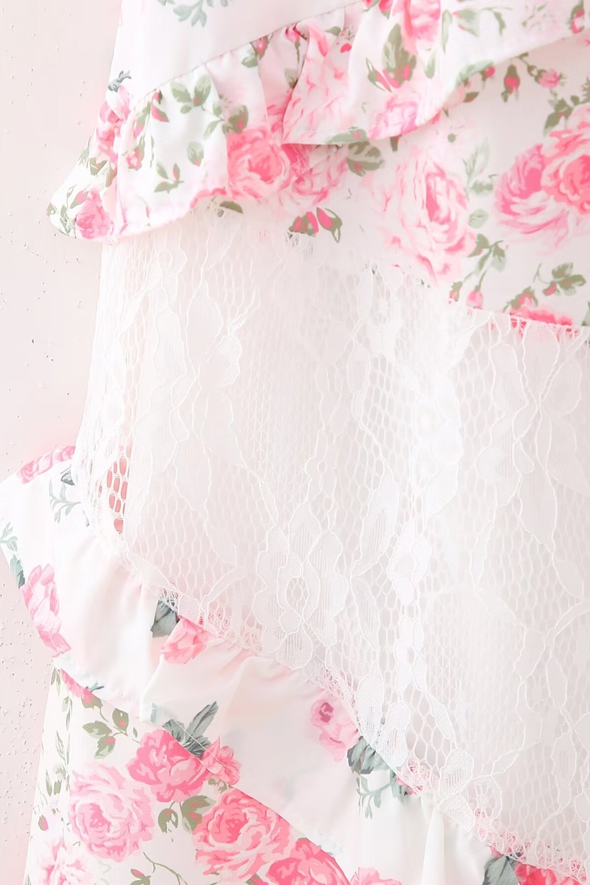 Vibrant Print Playful Ruffle Summer Dress