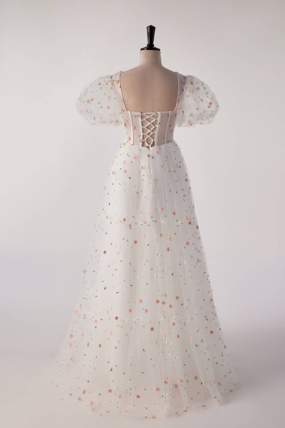 Fortress White Long Sleeves Gown main image 0