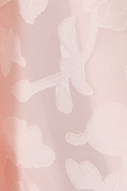 Straps Pink Lace A-line Long Dress