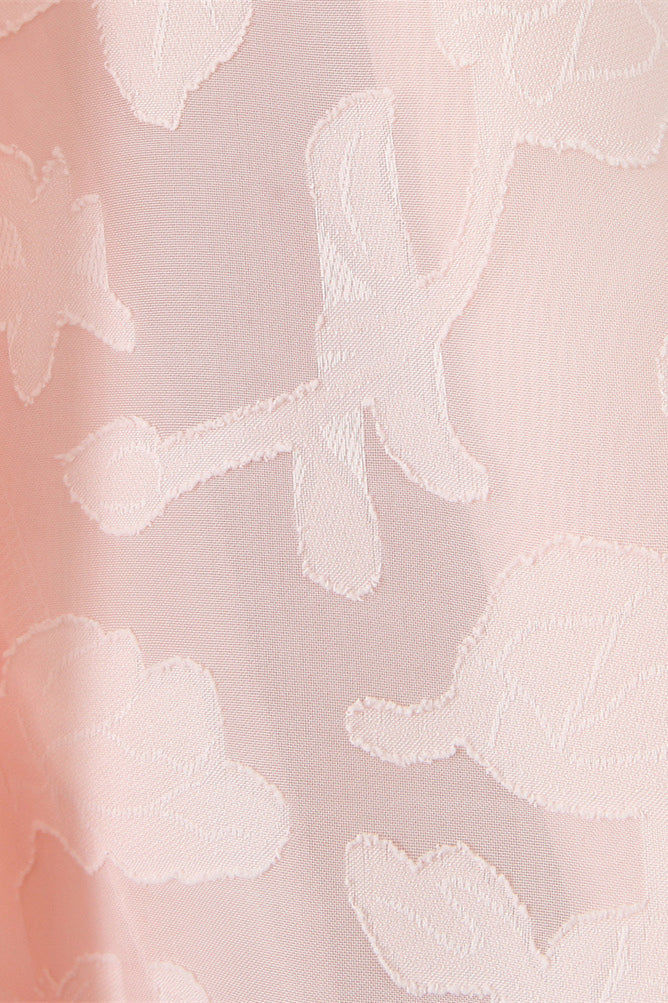 Straps Pink Lace A-line Long Dress