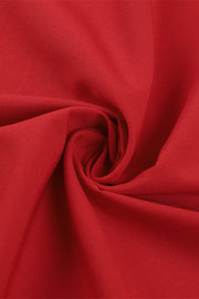 Spaghetti Straps Red Ruffle Tiered Long Dress