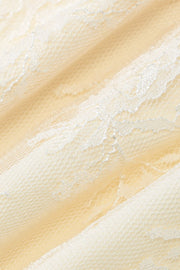 Strapless Pink Hollow Heart Lace Short Dress