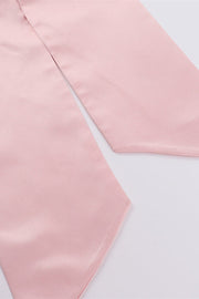 Strapless Pink A-line Bubble Dress with Bow