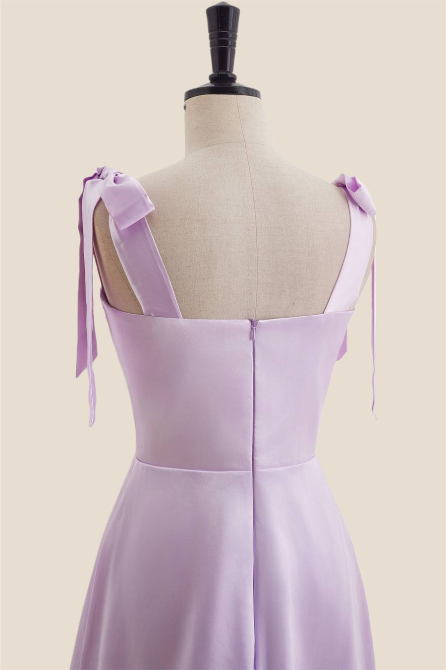 Straps Lavender A-line Short Princess Dress