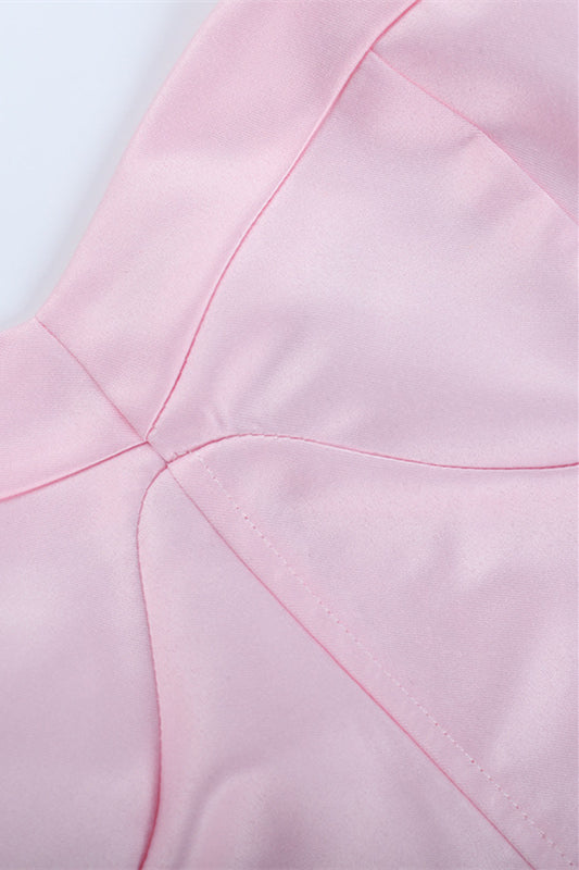 Sweetheart Light Pink A-line Short Bubble Dress