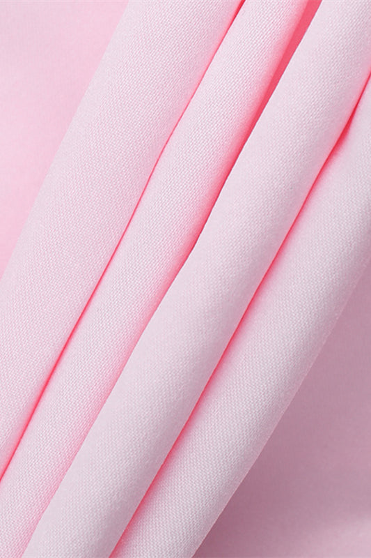 Sweetheart Light Pink A-line Short Bubble Dress