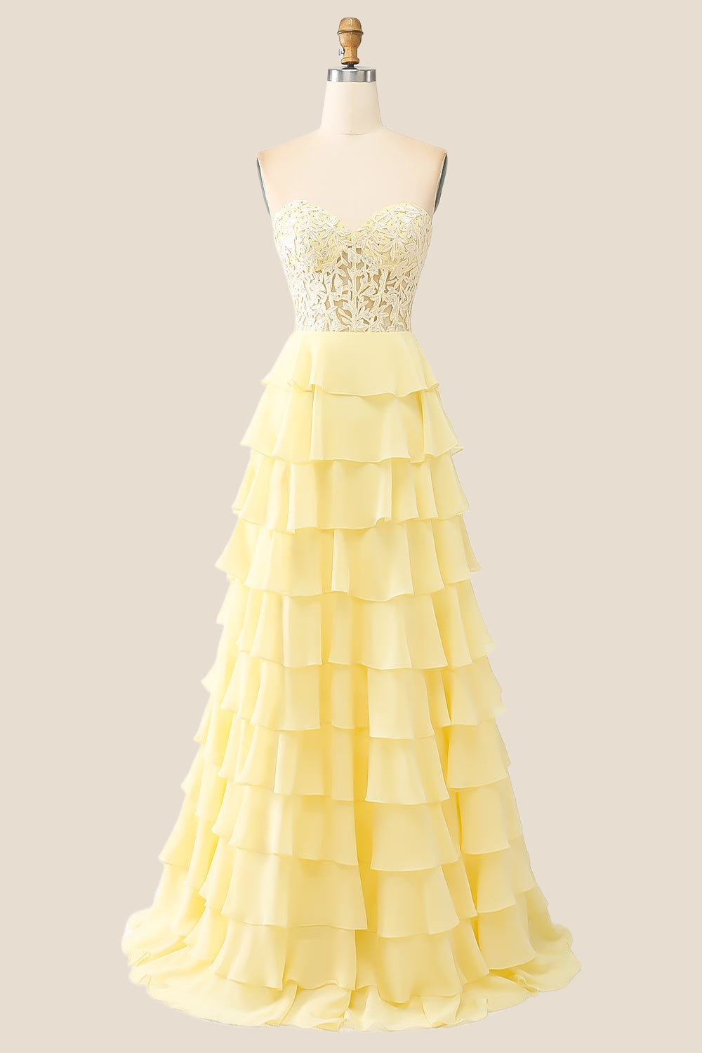 リルアーLERURE Ruffle tulle airydress yellow リルアーLERURE Ruffle tulle airydress yellow リルアーLERURE