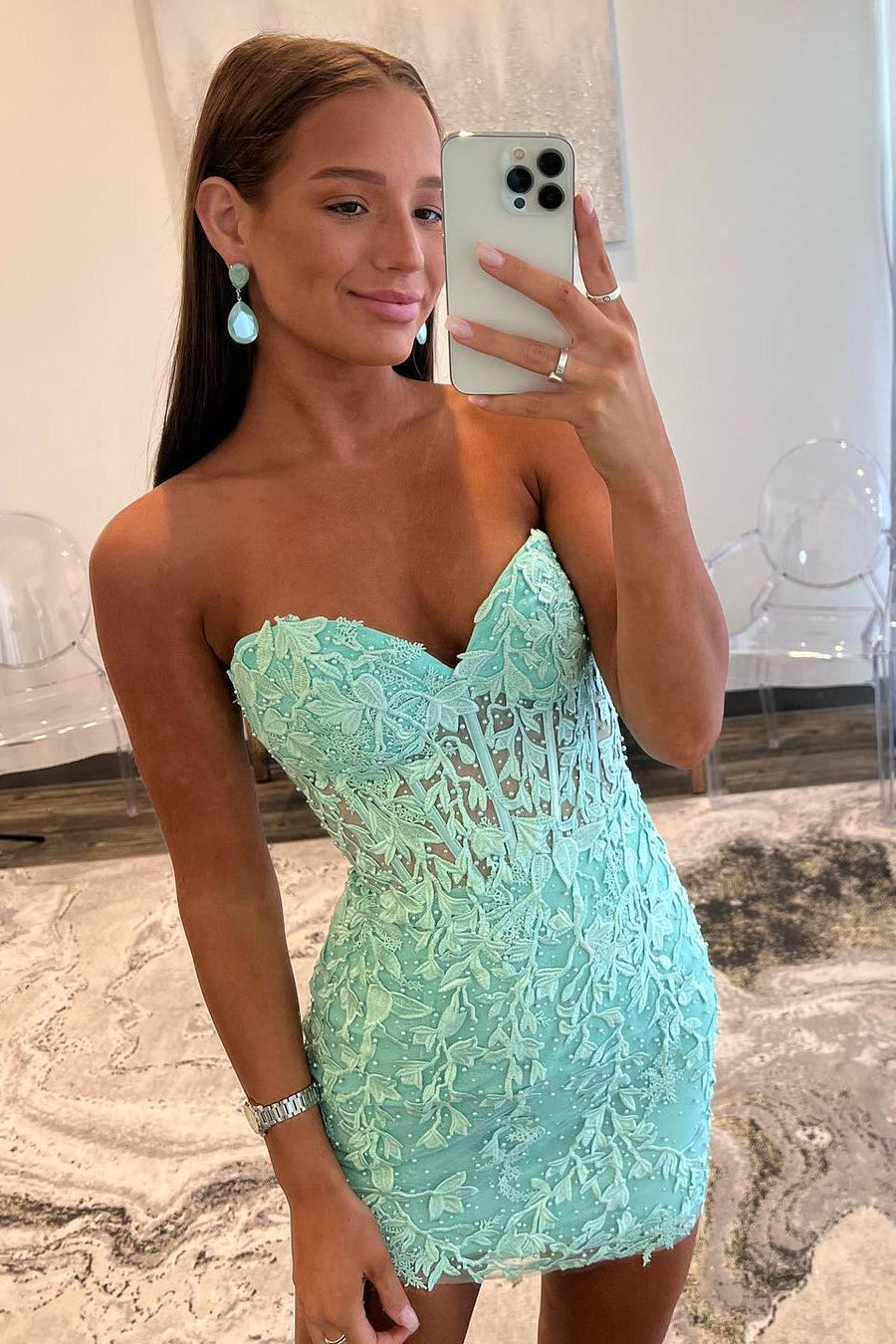 Yellow Lace Appliques Tight Mini Dress Ohmollydress Yellow Lace Appliques Tight Mini Dress Ohmollydress