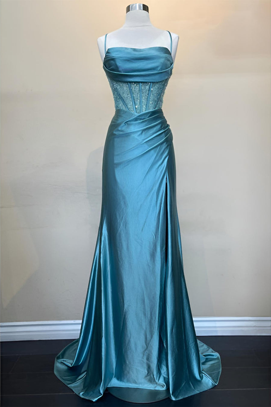 Sage Green Ruched Corset Mermaid Long Prom Dress Ohmollydress Sage Green Ruched Corset Mermaid Long Prom Dress Ohmollydress