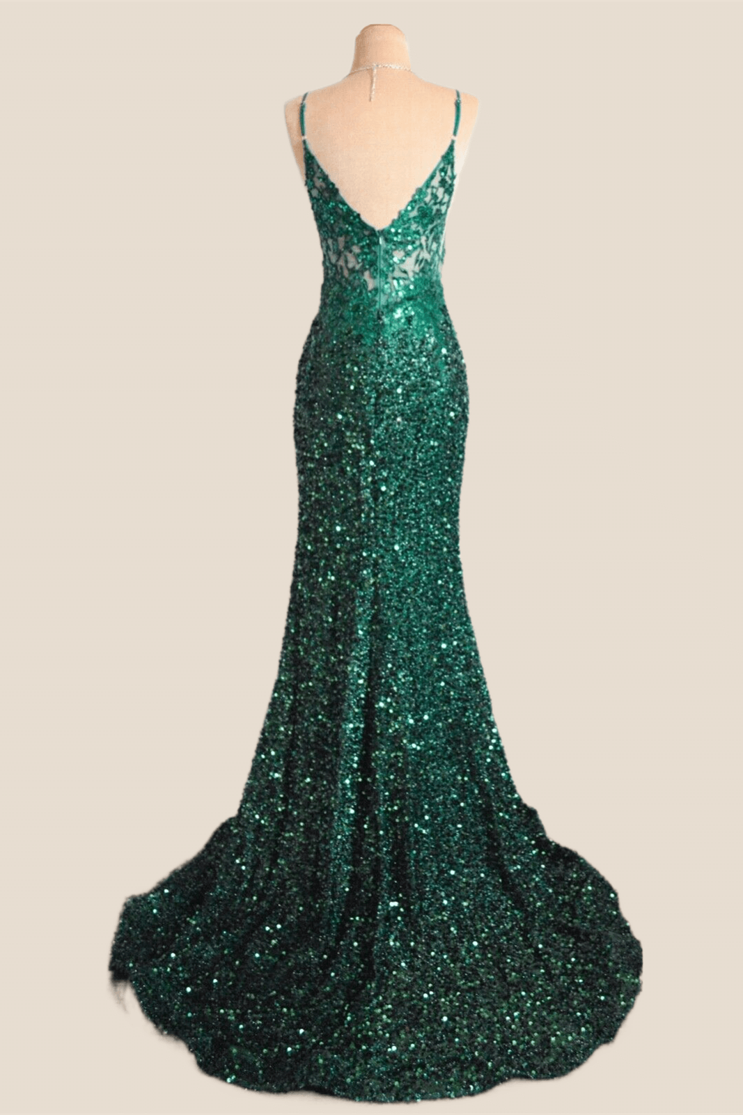 Emerald Green Sequin Mermaid Long Party Dress Ohmollydress Emerald Green Sequin Mermaid Long Party Dress Ohmollydress