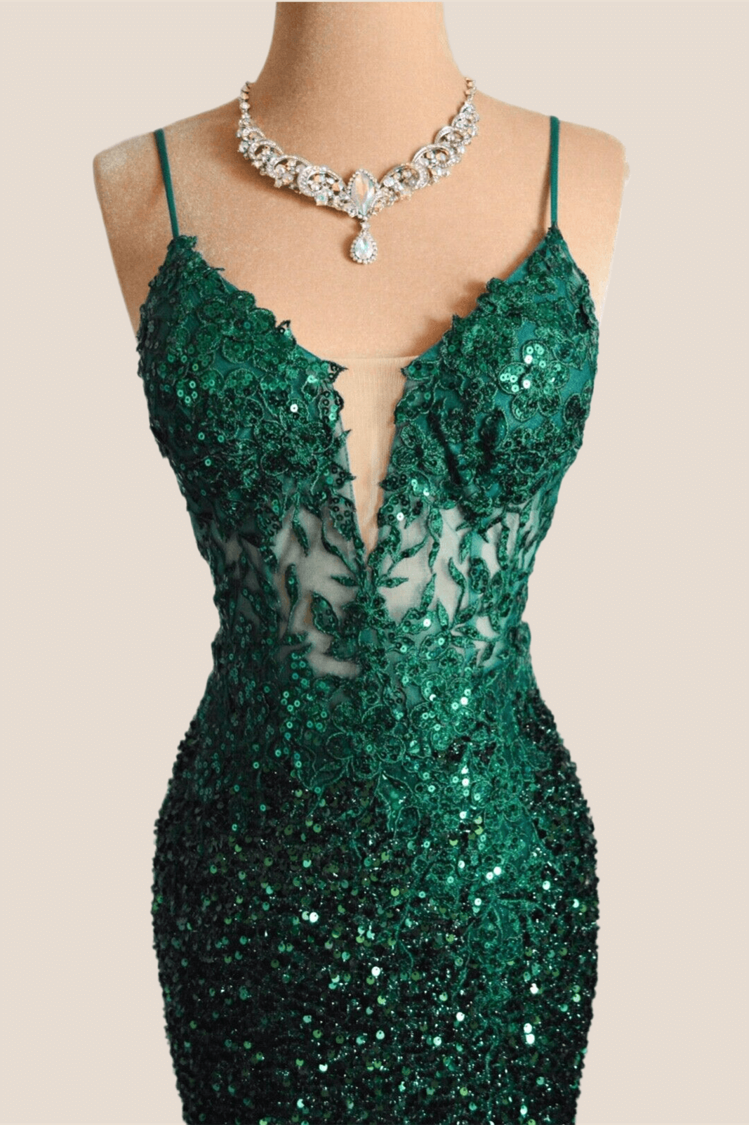 emerald green sequin mermaid long party dress $ 139 . 00 $ 139 . 00 on