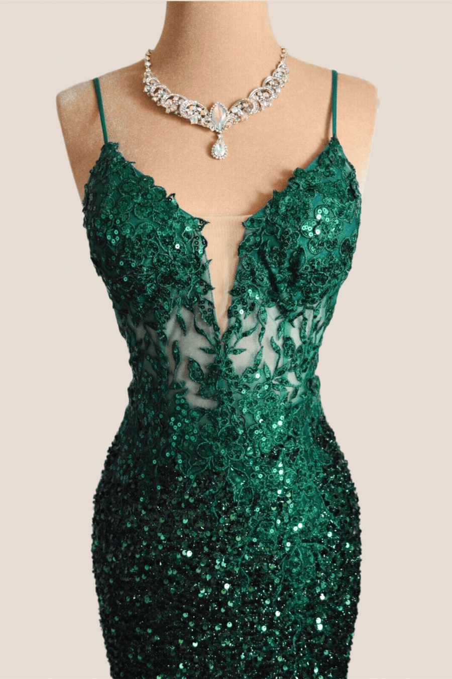 Emerald Green Sequin Mermaid Long Party Dress Ohmollydress Emerald Green Sequin Mermaid Long Party Dress Ohmollydress