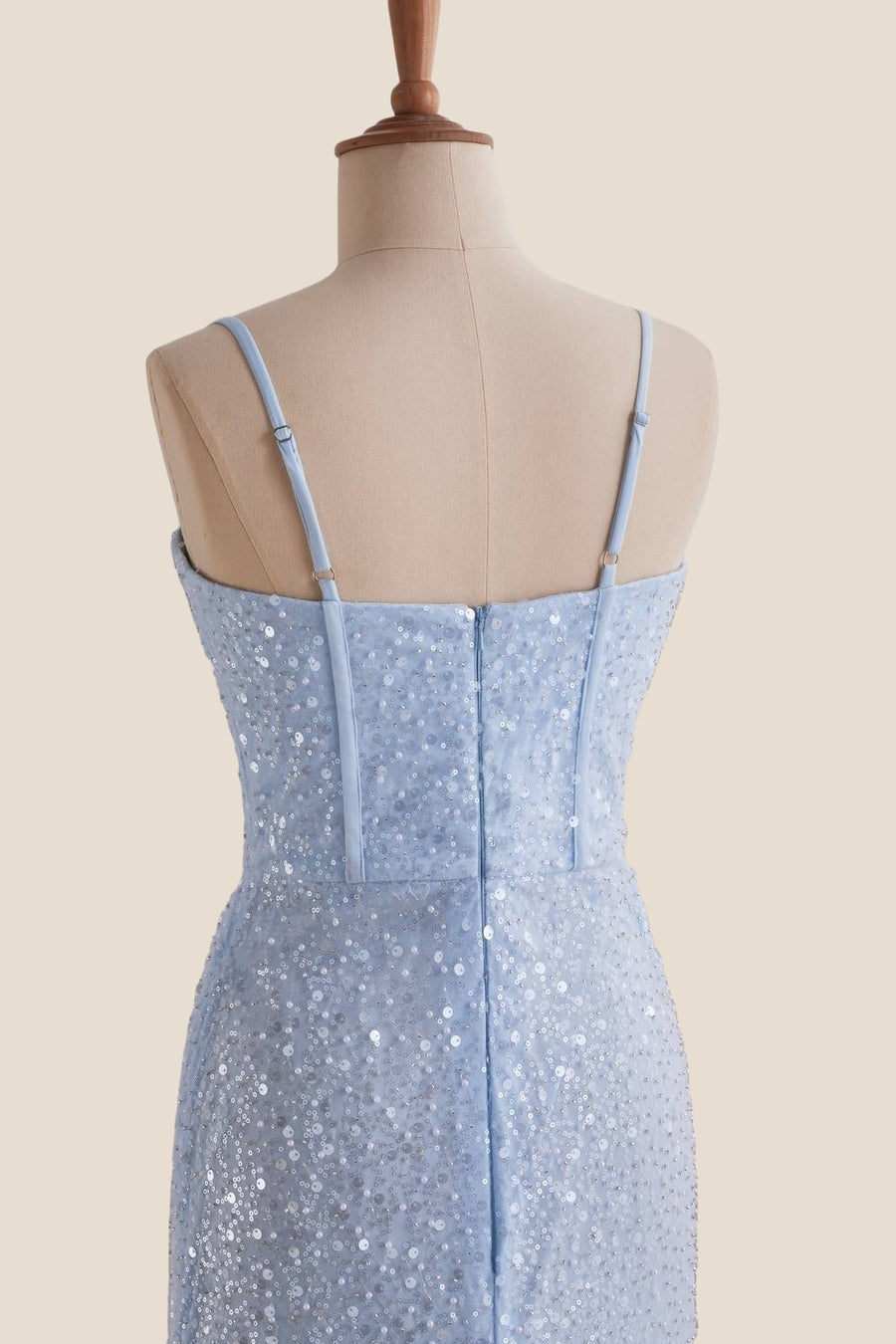 Light Blue Sequin Mermaid Long Formal Dress Ohmollydress Light Blue Sequin Mermaid Long Formal Dress Ohmollydress