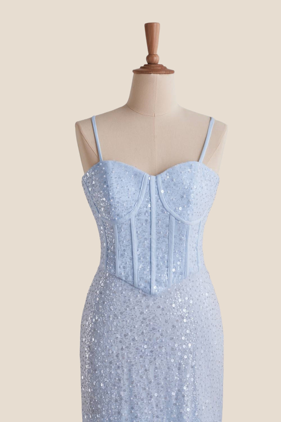 Light Blue Sequin Mermaid Long Formal Dress Ohmollydress Light Blue Sequin Mermaid Long Formal Dress Ohmollydress
