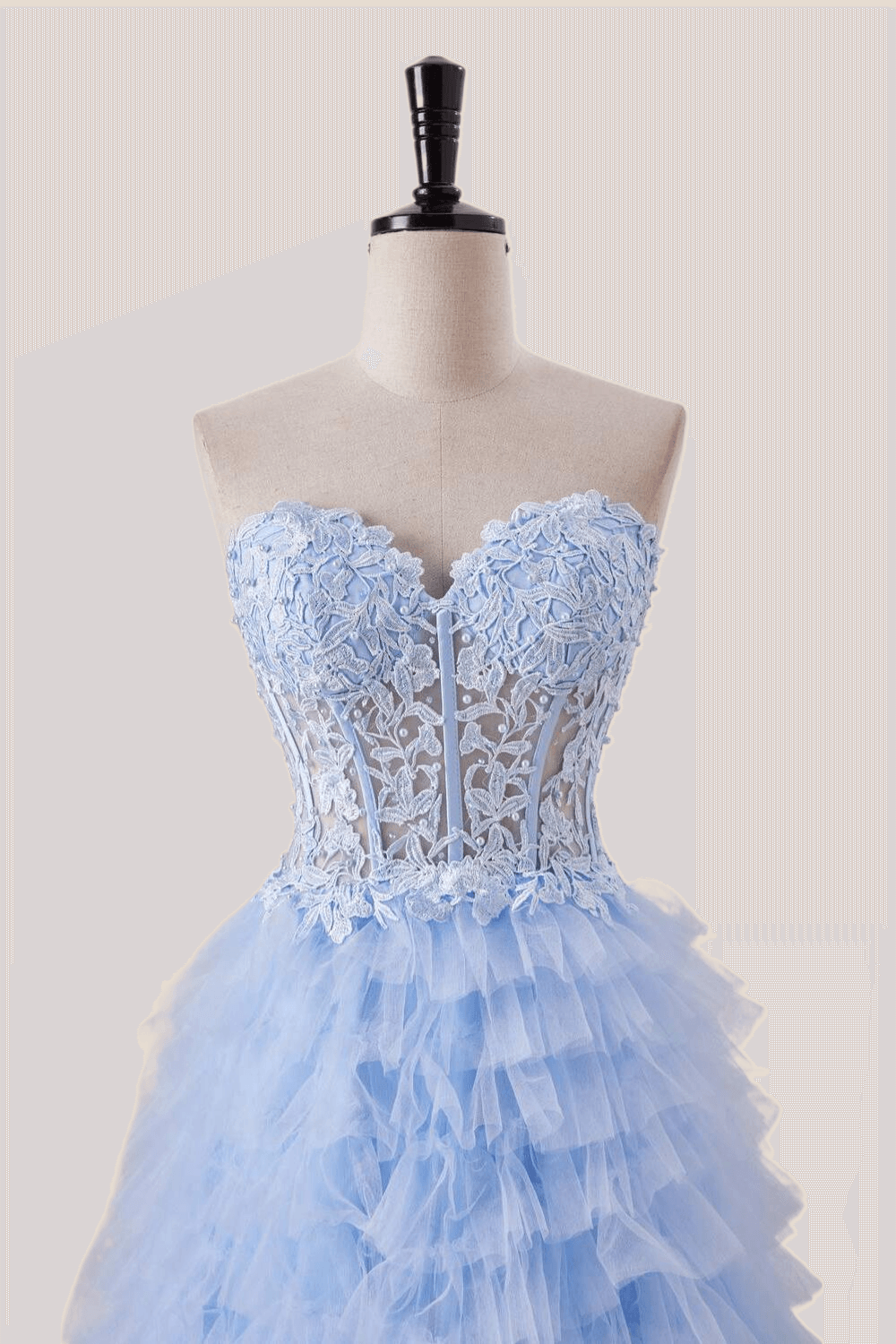 light blue appliques a line tiered ruffles formal gown $ 197 . 00 $ 197 ... light blue appliques a line tiered ruffles formal gown $ 197 . 00 $ 197 ...