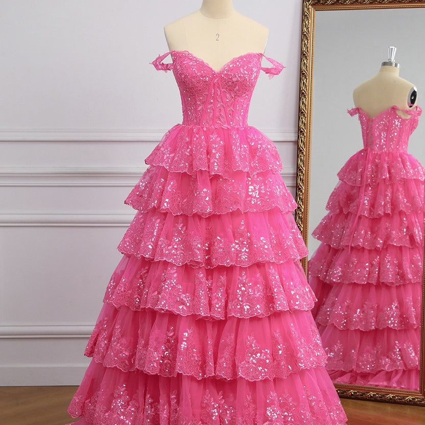 Lovely Ruffle Dress Vanilla