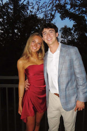 Strapless Pink Ruched Short Homecoming Dress