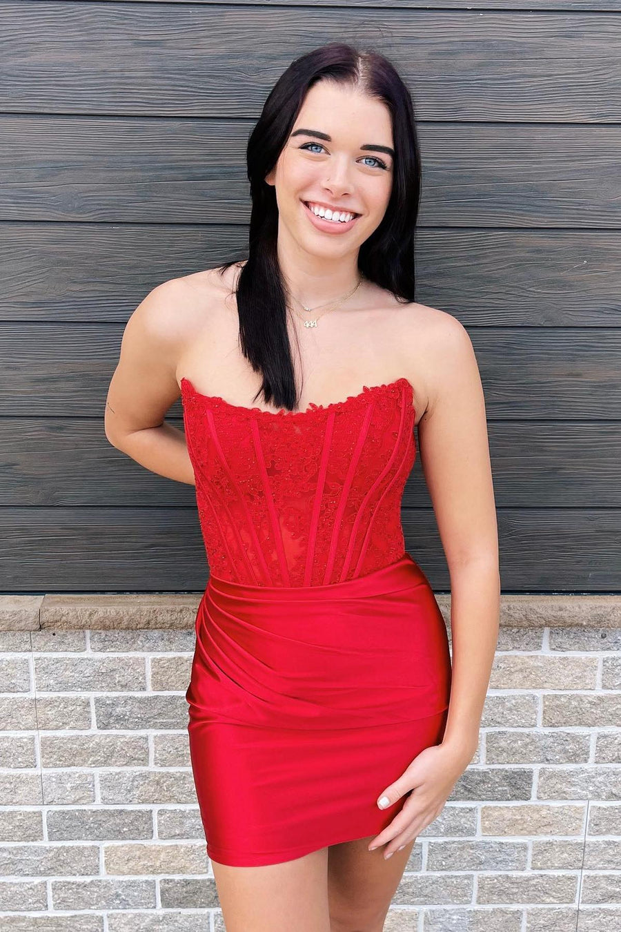 ruched tight dress Backless Tight Sexy Short Party Dress with Ruching Neon Yellow / Medium