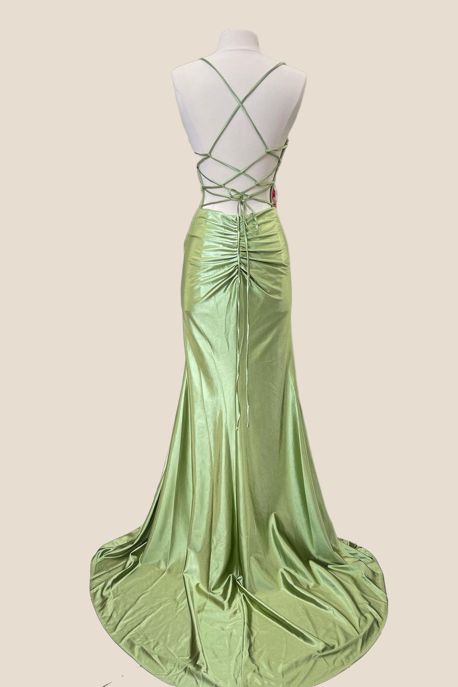 Sage Green Ruched Corset Mermaid Long Prom Dress Ohmollydress Sage Green Ruched Corset Mermaid Long Prom Dress Ohmollydress