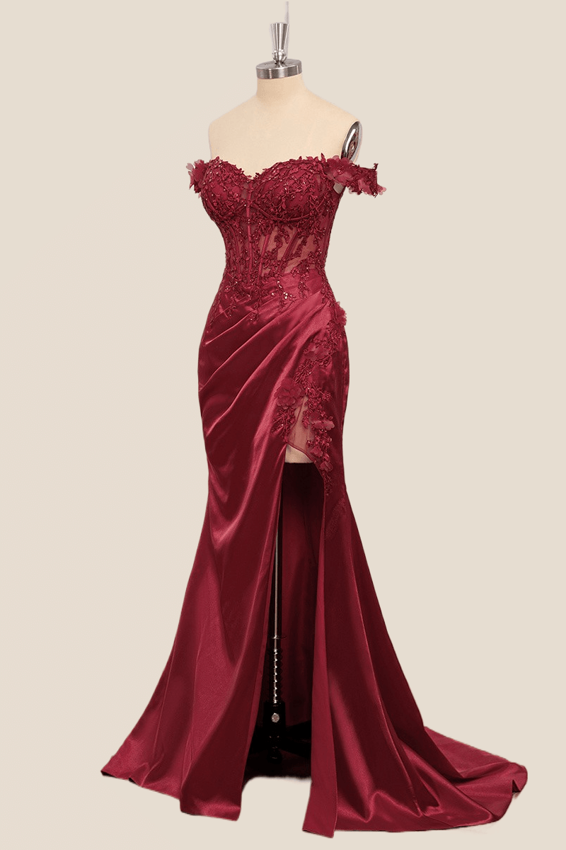 wine red mermaid dress Wine Red Dress - Halter Maxi Dress - Seamed Mermaid Maxi Dress