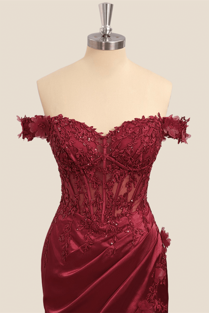 temporary love satin mermaid dress wine Wine Red Mermaid Straps Satin Long Formal Dress, Wine Red Satin Prom Dress US size 6 / Wine Red