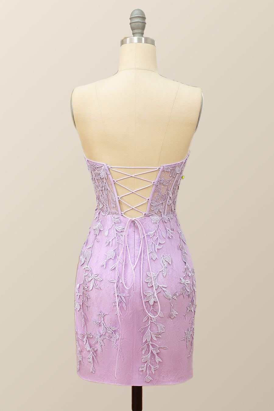 Sweetheart Lavender Lace Bodycon Mini Dress Ohmollydress Sweetheart Lavender Lace Bodycon Mini Dress Ohmollydress