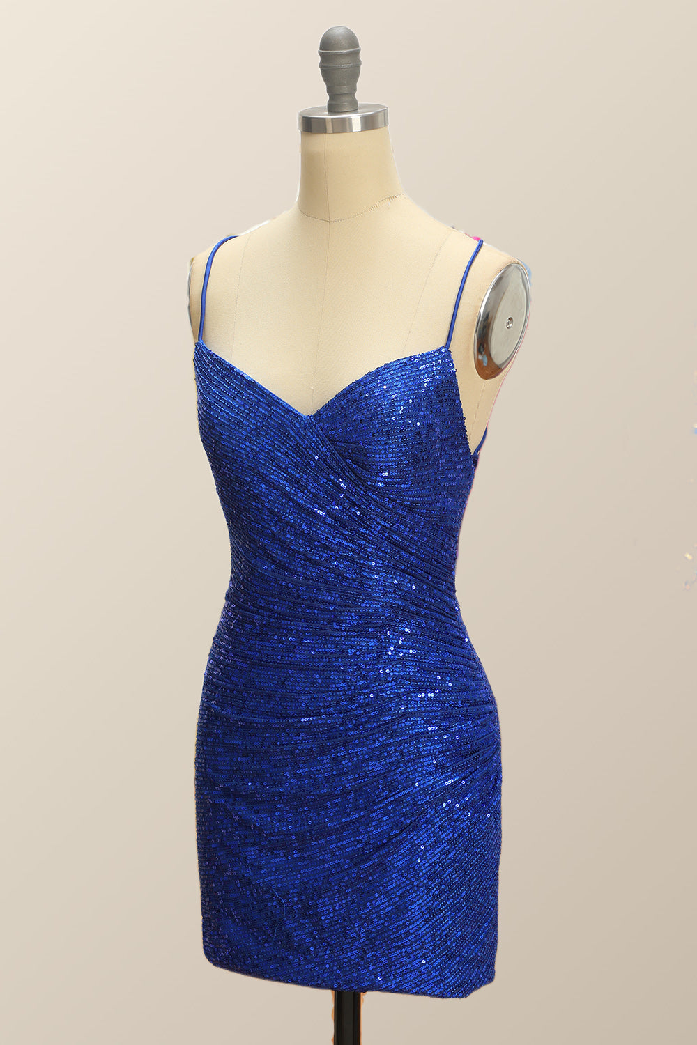 straps royal blue sequin tight mini dress $ 108 . 00 $ 108 . 00 on sale ...
