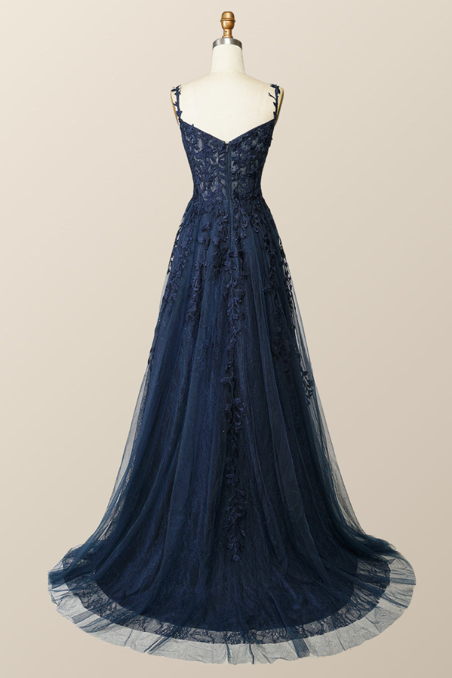 Hot Pink Lace Appliques A-line Long Formal Gown Ohmollydress Hot Pink Lace Appliques A-line Long Formal Gown Ohmollydress