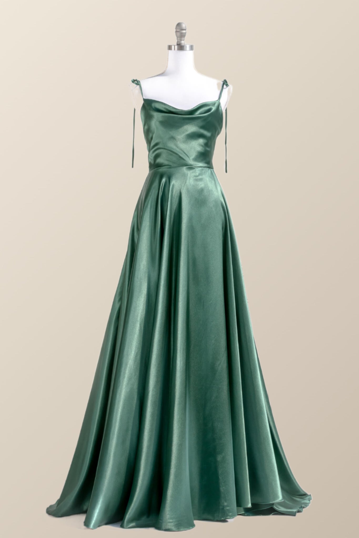 Simply Straps Green Silk Long Party Dress Ohmollydress Simply Straps Green Silk Long Party Dress Ohmollydress
