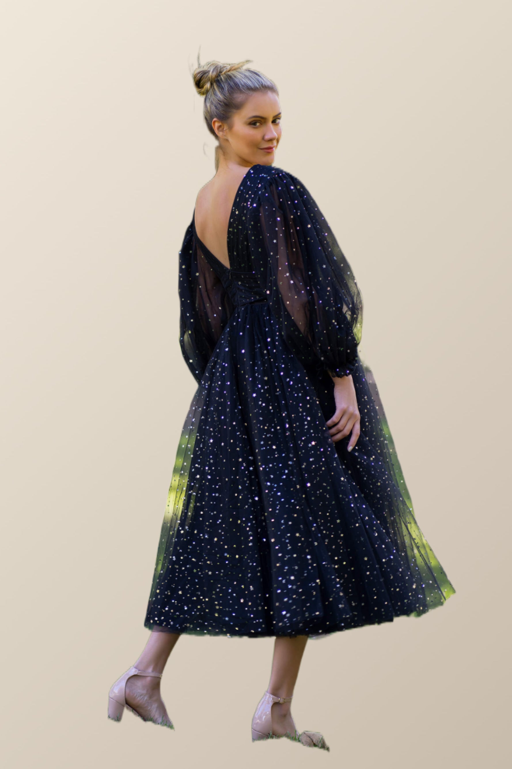 Starry tulle dress hotsell